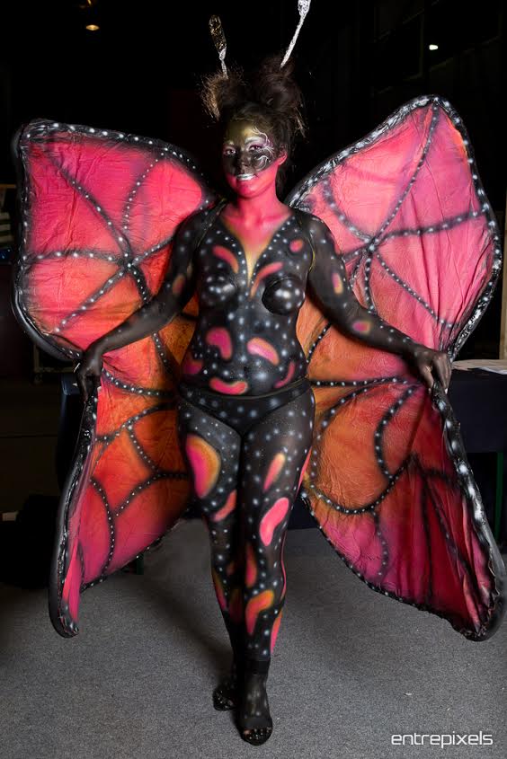 Body paint - Mariposa (Fotos por entrepixels.com)